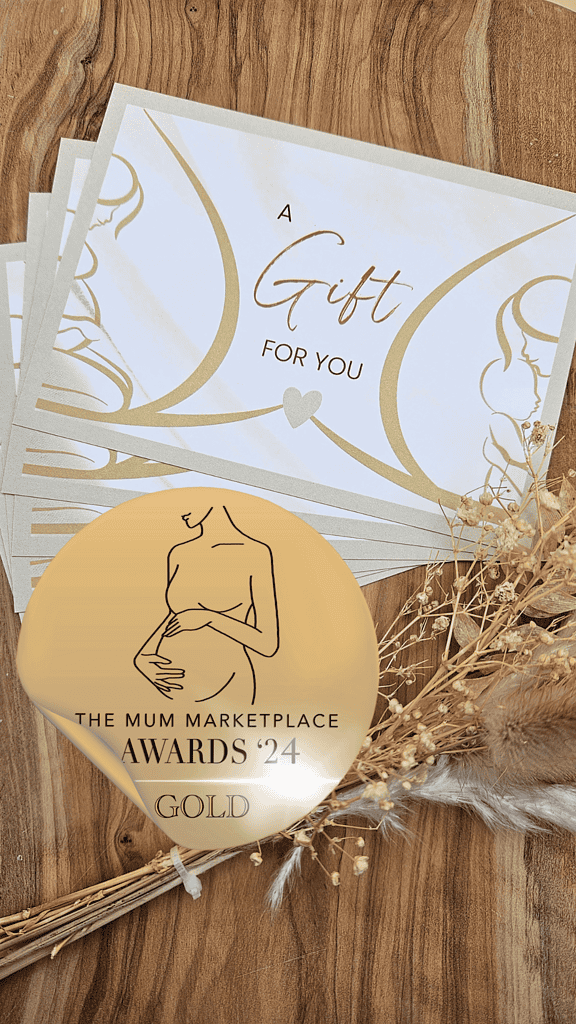 massage gift voucher. award winning best baby shower gift
